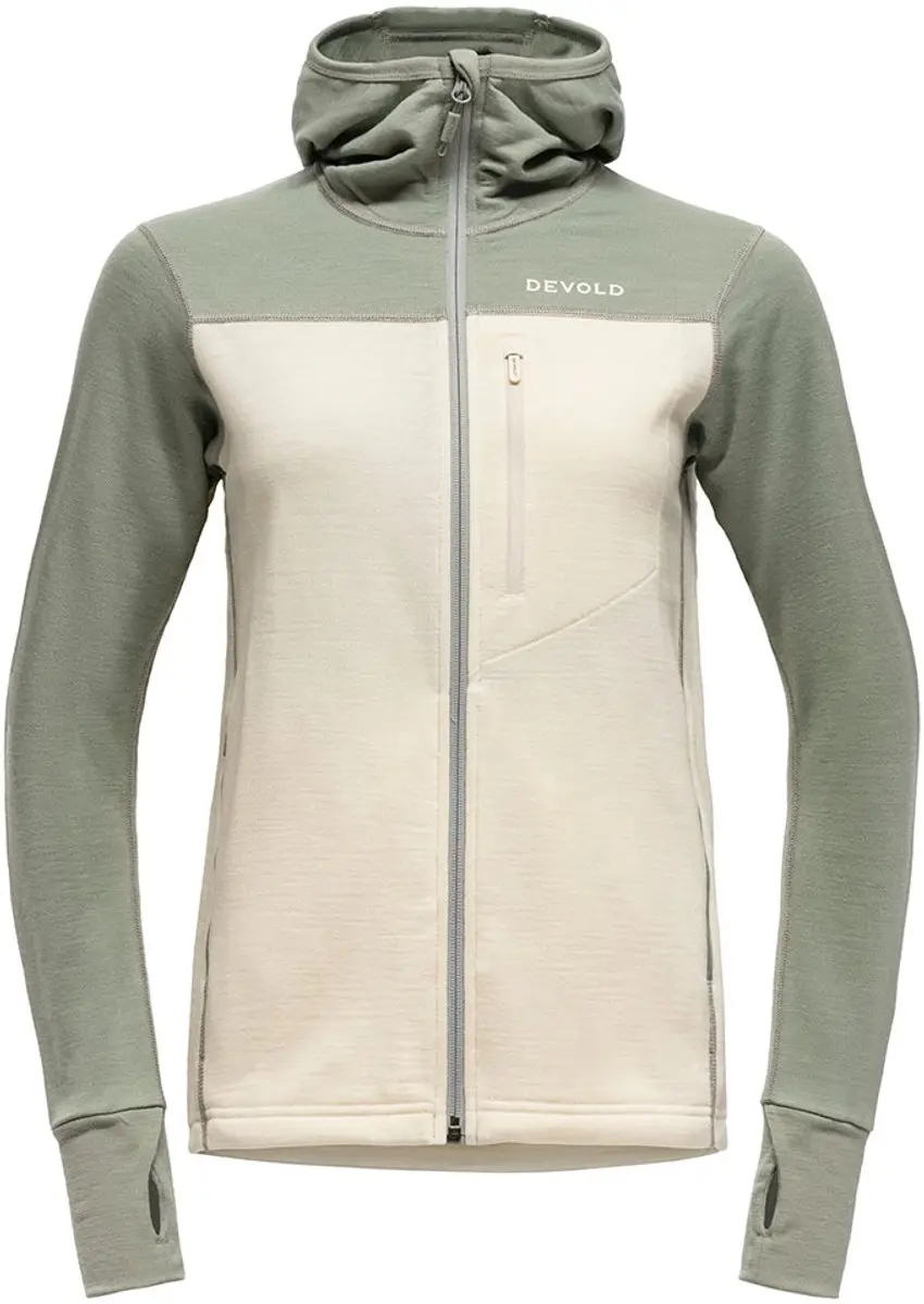 Devold Of Norway Explorer Merino Jas Groen XS Vrouw