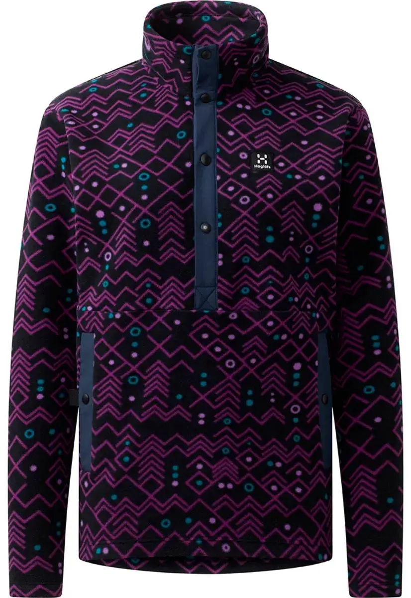 Haglofs Mora Mid Sweatshirt Met Rits Paars XS Vrouw