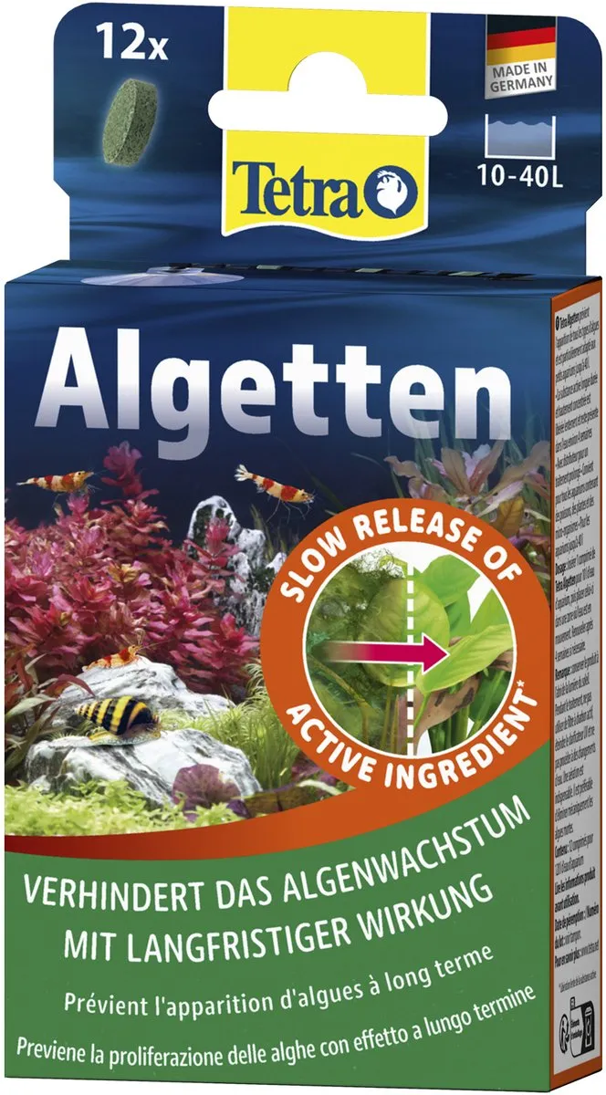 Tetra Aqua Algetten Algenmiddel 12 Stuks