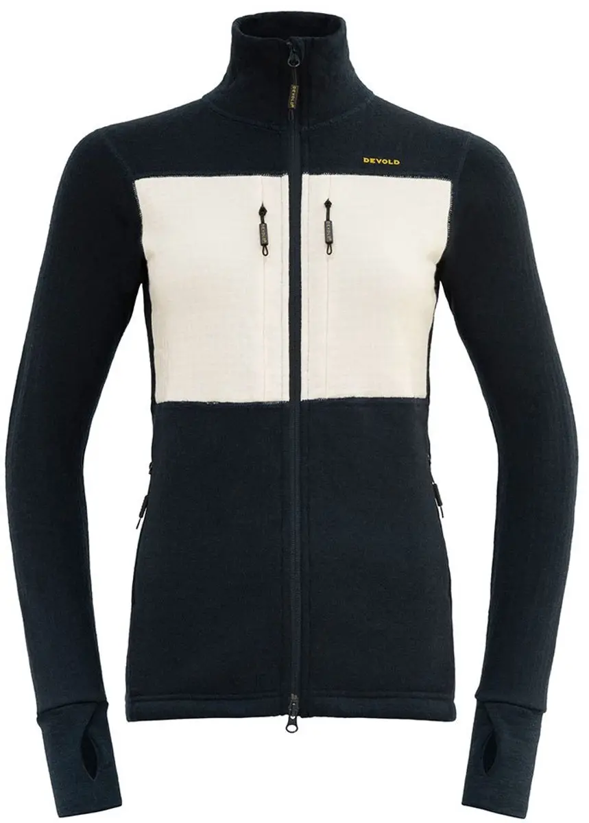Devold Of Norway Egga Grid Merino Jas Zwart S Vrouw