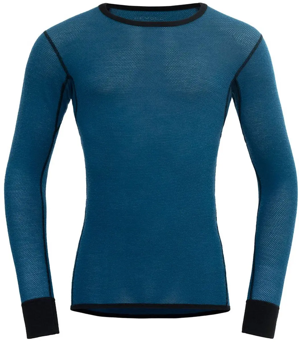 Devold Of Norway Wool Mesh 190 T-shirt Met Lange Mouwen Blauw M Man