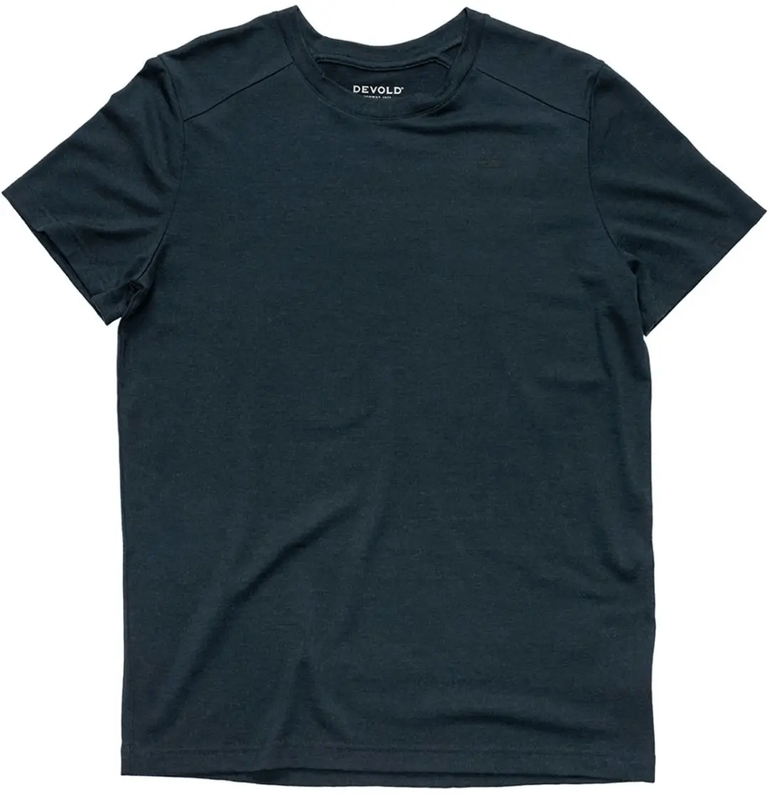 Devold Of Norway Premium T-shirt Met Korte Mouwen Blauw S Man