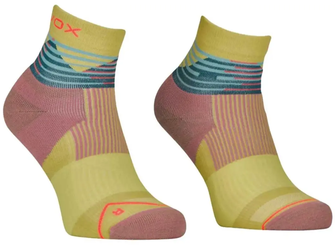 Ortovox All Mountain Quarter Korte Sokken Geel EU 42-44 Vrouw