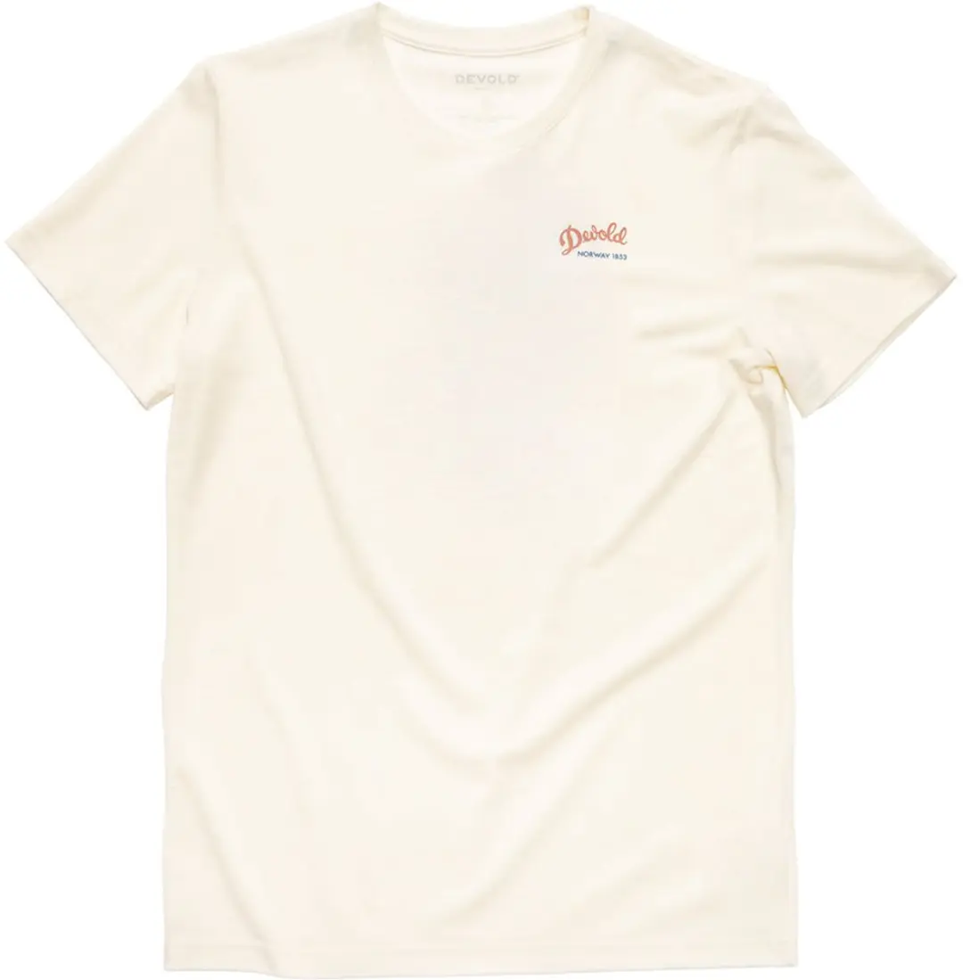 Devold Of Norway Fisherman T-shirt Met Korte Mouwen Wit S Man