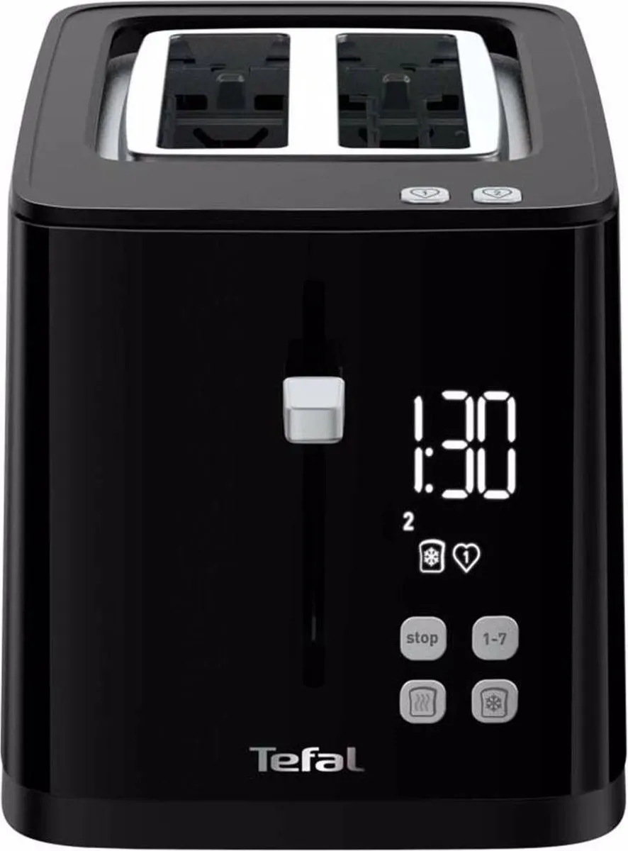Tefal Smart & Light TL6408 Broodrooster XL - 4 Sneden - 1700W - Zwart
