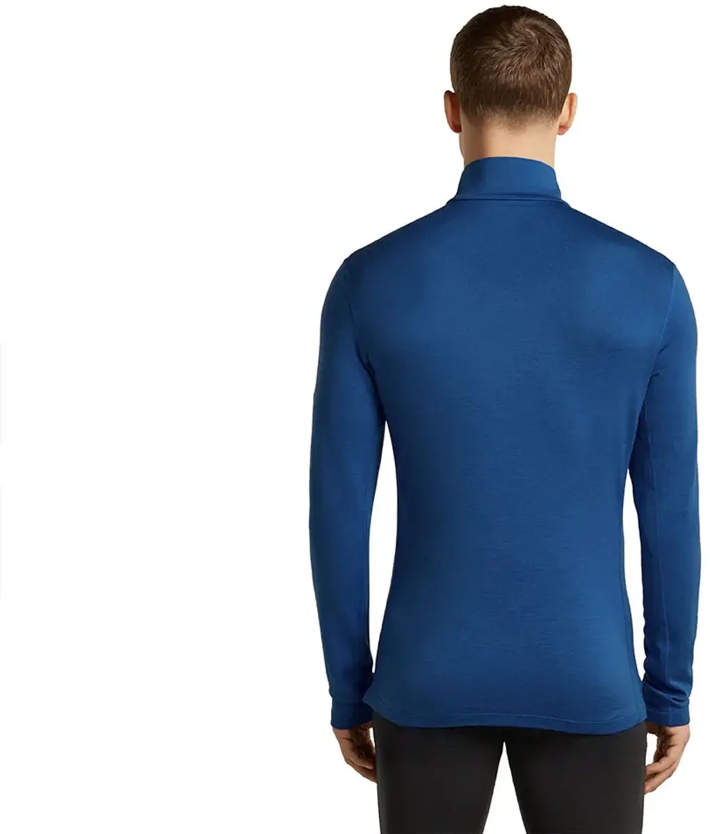 Icebreaker 260 Tech Half Rits Lange Mouw T-shirt Blauw XL Man