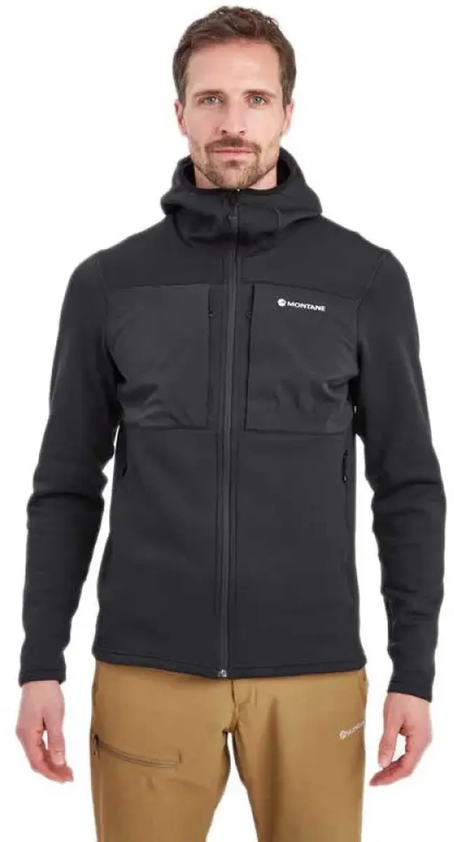 Montane Fury Xt Fleece Met Volledige Rits Zwart S Man