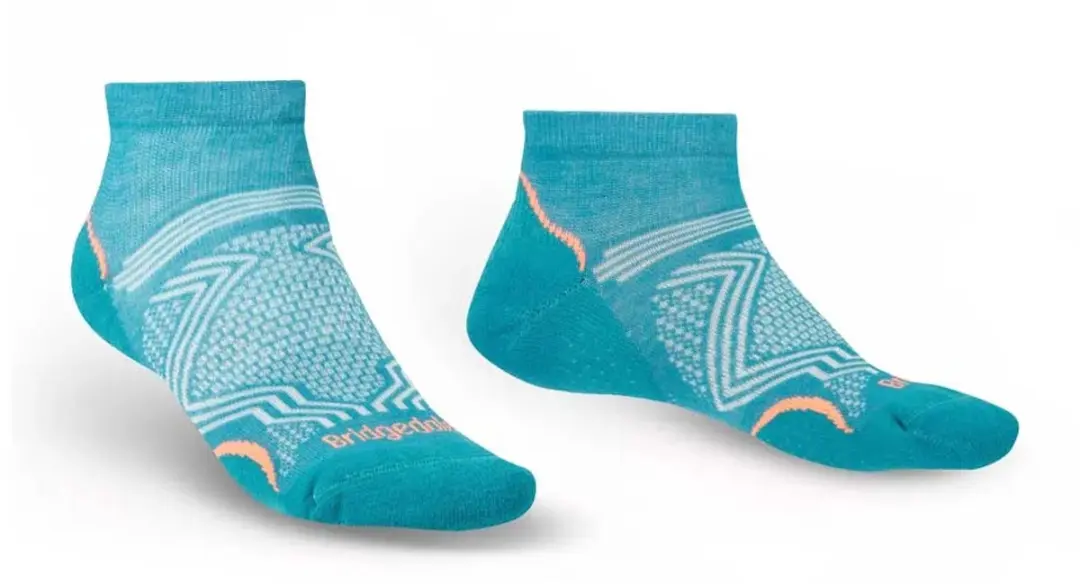 Bridgedale Ultralight T2 Coolmax® Performance Low Sokken Blauw EU 35-37 Vrouw