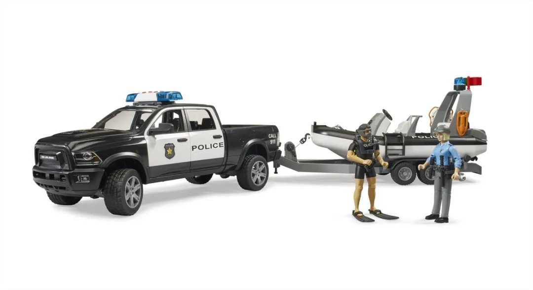 Bruder 2507 Dodge Ram Politie Licht & Geluid