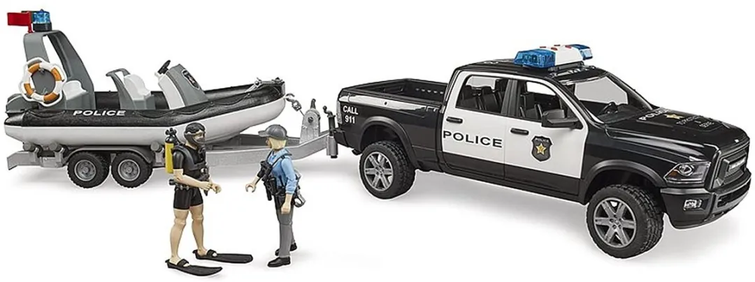 Bruder 2507 Dodge Ram Politie Licht & Geluid