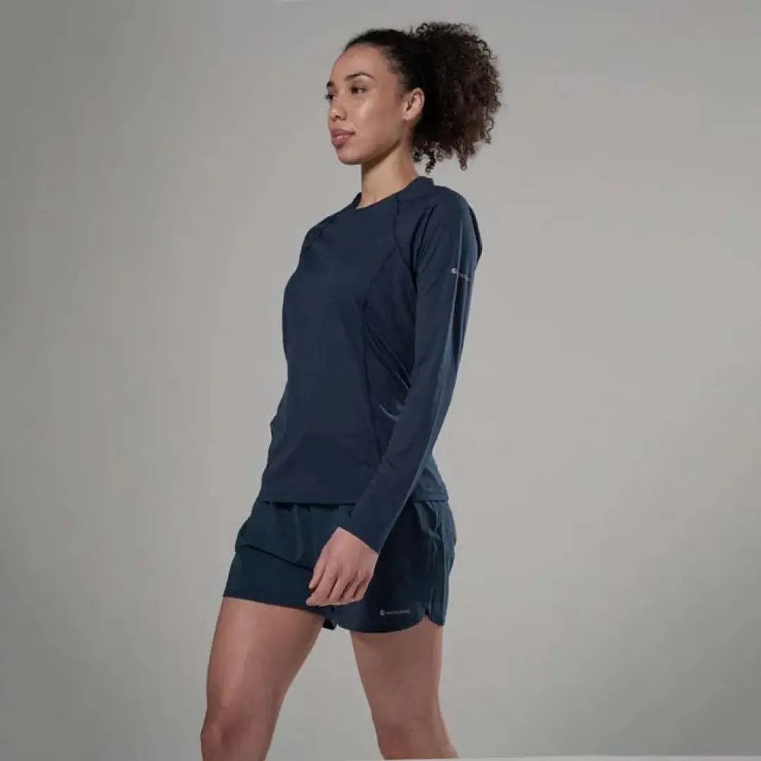 Montane Dart Nano LS Dames T-shirt - Eclipse Blue - S - afbeelding 4 van 4