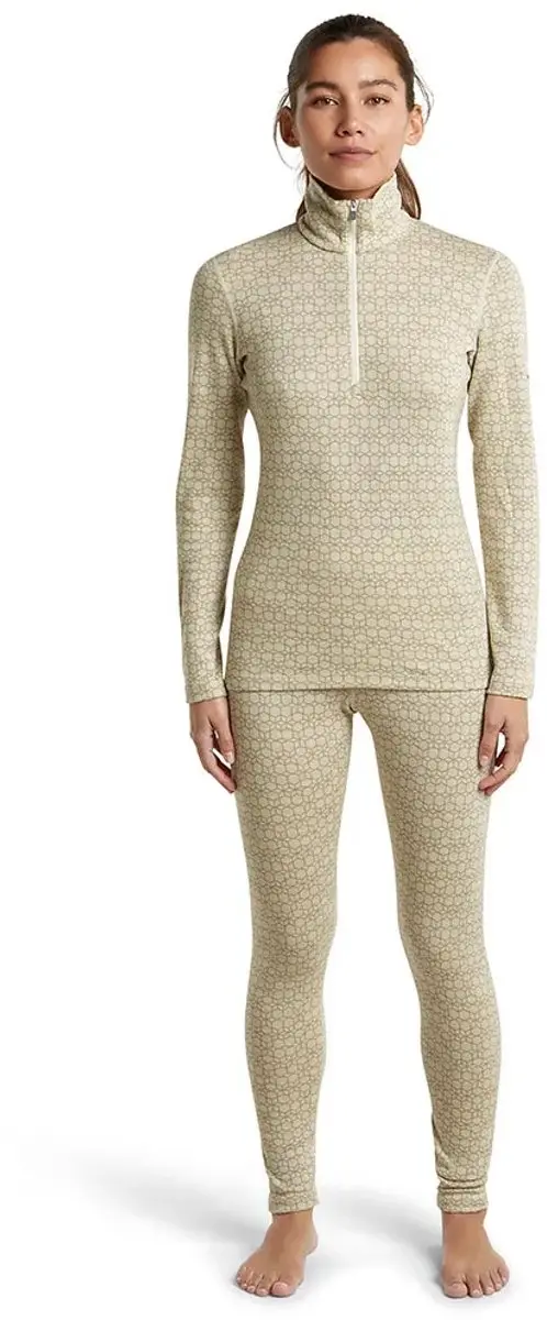 Icebreaker 260 Vertex Alpine Geo Half Zip Shirt - Undyed - M - afbeelding 3 van 4