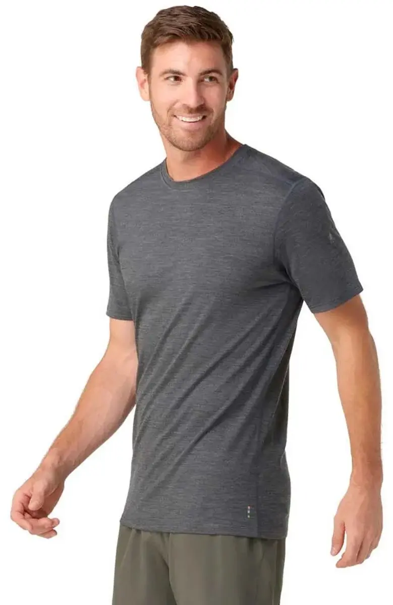 Smartwool Merino Boxed T-shirt Met Korte Mouwen Grijs S Man