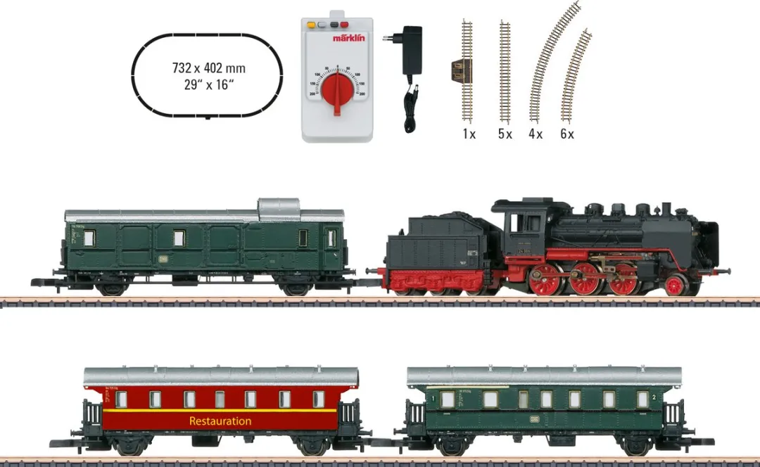 Märklin Startset Museumpersonentrein Schaal Z 81874