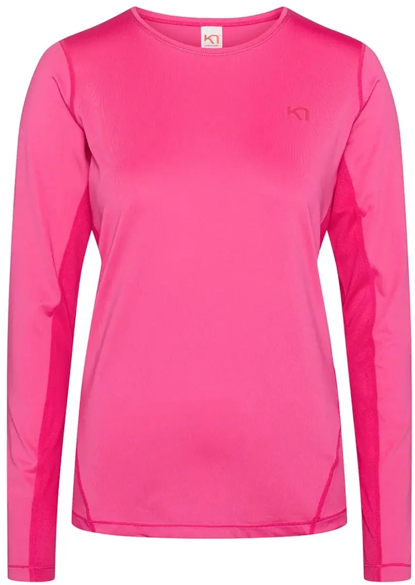 Kari Traa Nora 2.0 T-shirt Met Lange Mouwen Roze M Vrouw