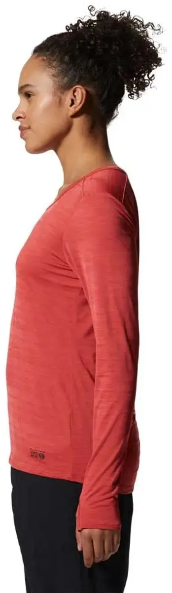 Mountain Hardwear Mighty Stripe Dames T-shirt - Calla - afbeelding 6 van 6