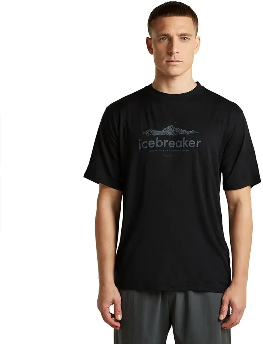 Icebreaker 150 Tech Lite Relaxed T-shirt Met Korte Mouwen Zwart L Man