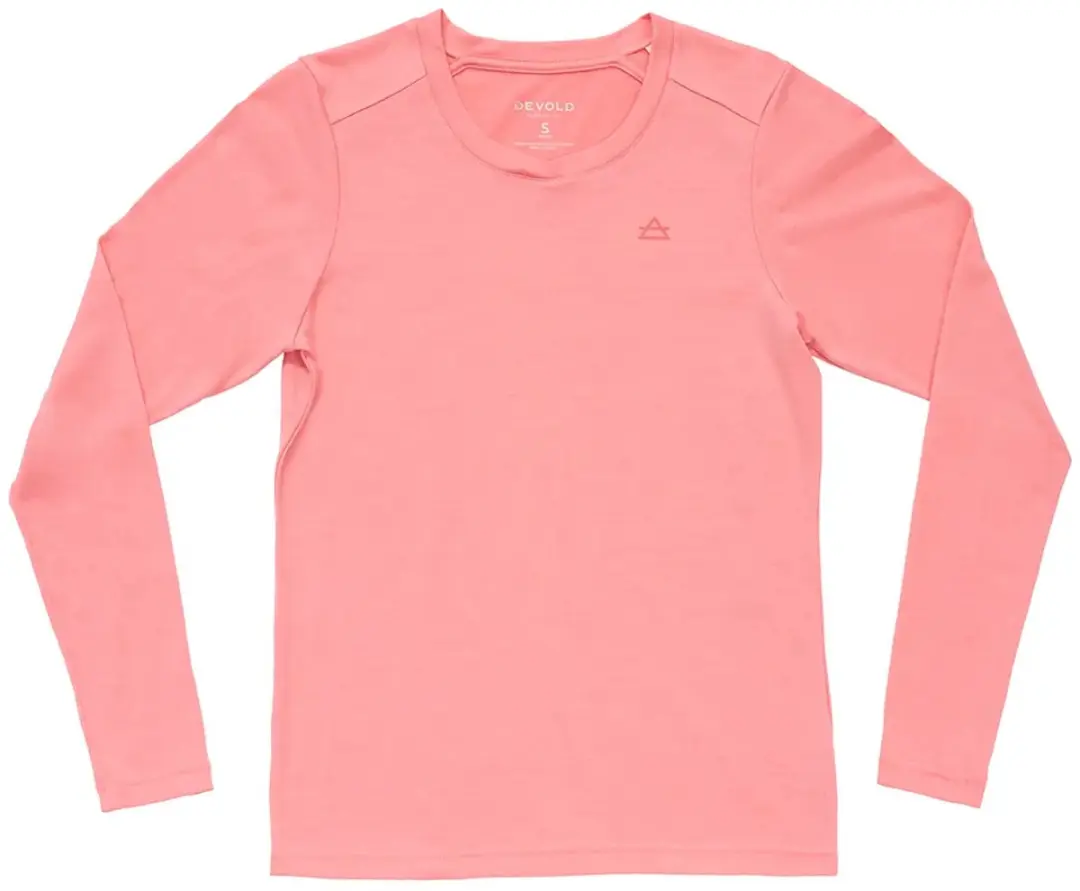 Devold Of Norway Premium T-shirt Met Lange Mouwen Roze XS Vrouw