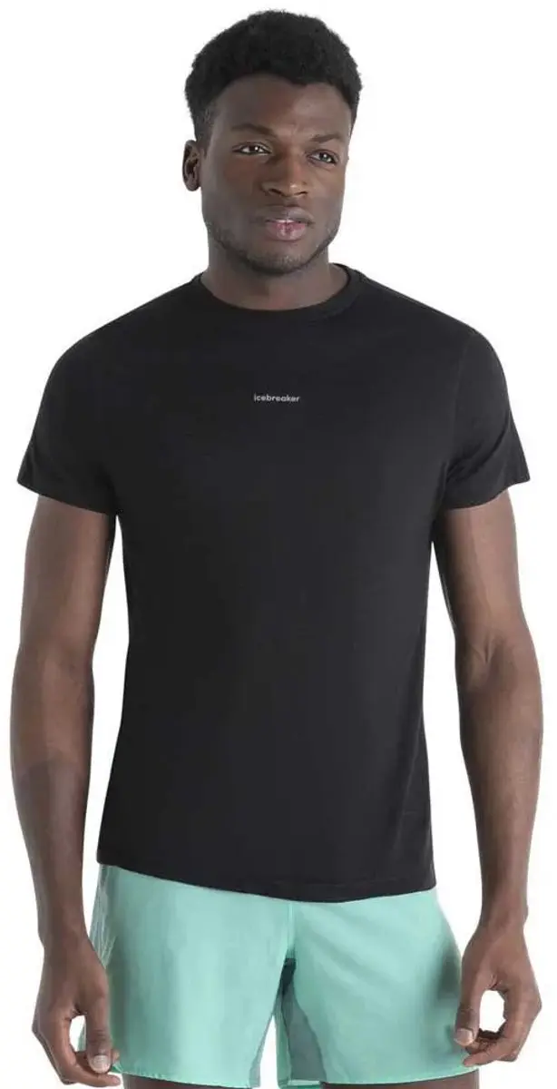 Icebreaker Merino 125 Cool-lite™ Speed T-shirt Met Korte Mouwen Zwart XL Man