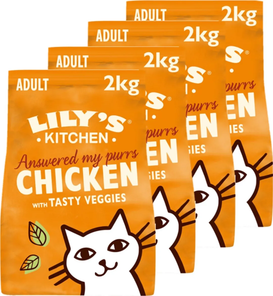 Lily's Kitchen Kattenvoer Droogvoer Kip met Groenten - 8 kg