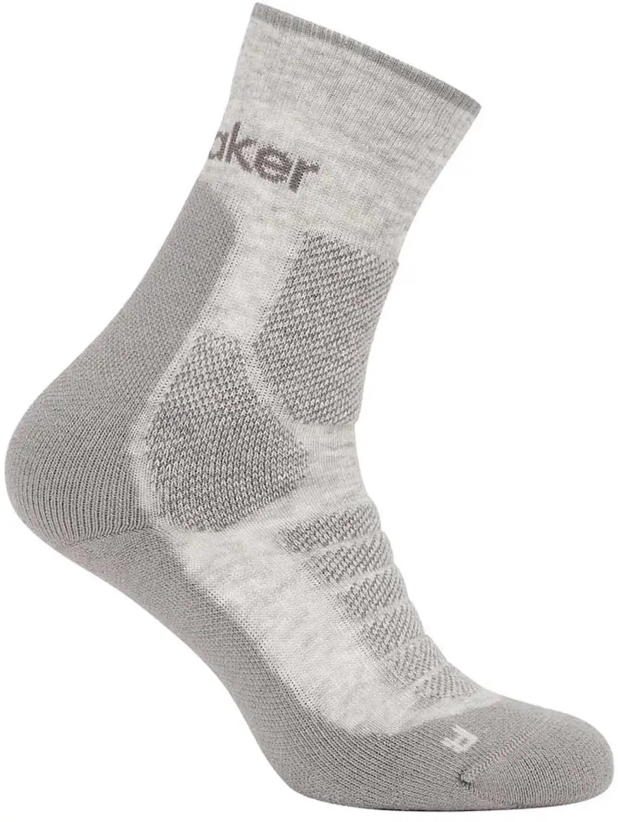 Sok Icebreaker Women Merino Hike+ Heavy Crew Blizzard Heather/Alloy-Schoenmaat 4