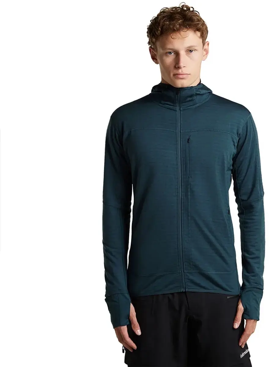 Icebreaker 300 Real Descender Sweatshirt Met Rits M Man
