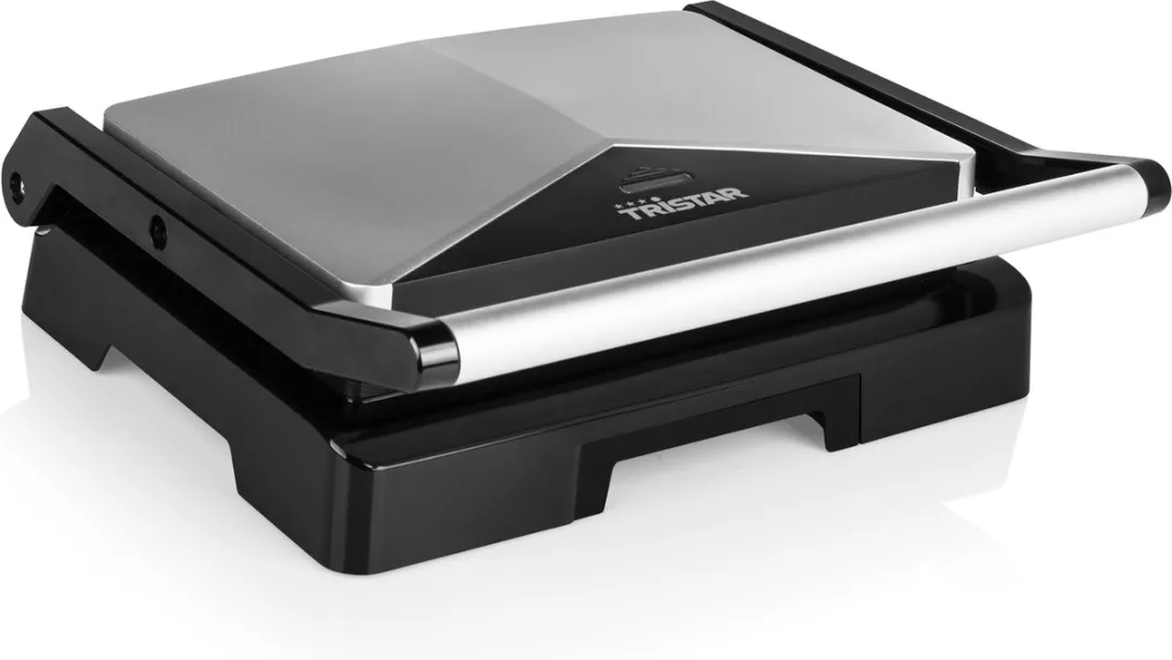 Tristar GR-2854 Contactgrill 1000W - 2 Platen - Grijs
