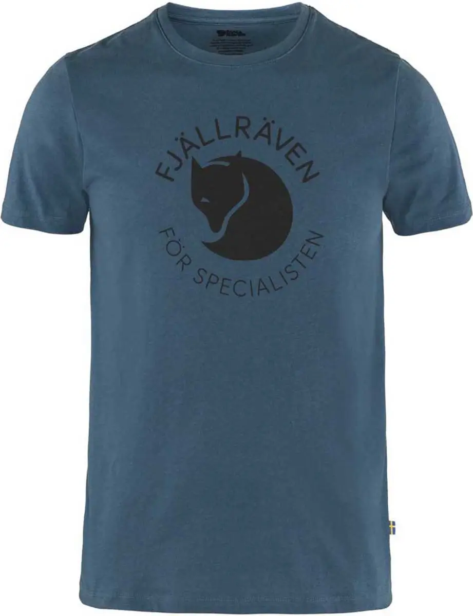 Fjällräven Fox Korte Mouwen T-shirt Blauw M Man