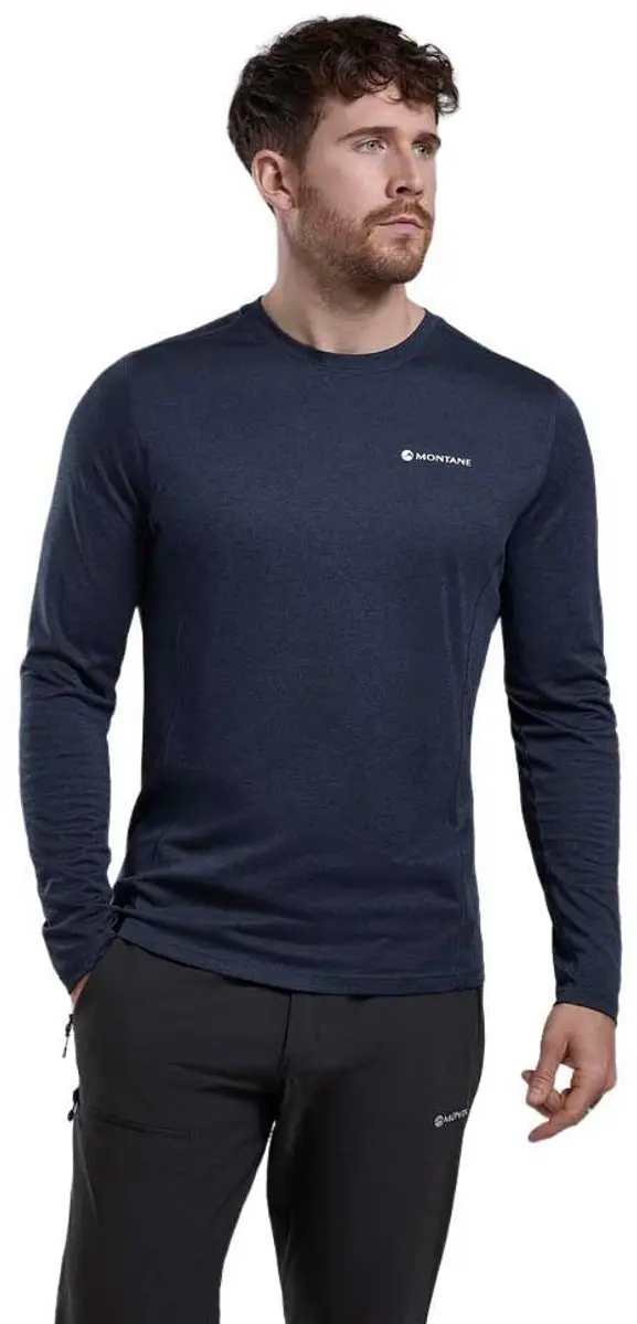 Montane Dart T-shirt Met Lange Mouwen Blauw XS Man