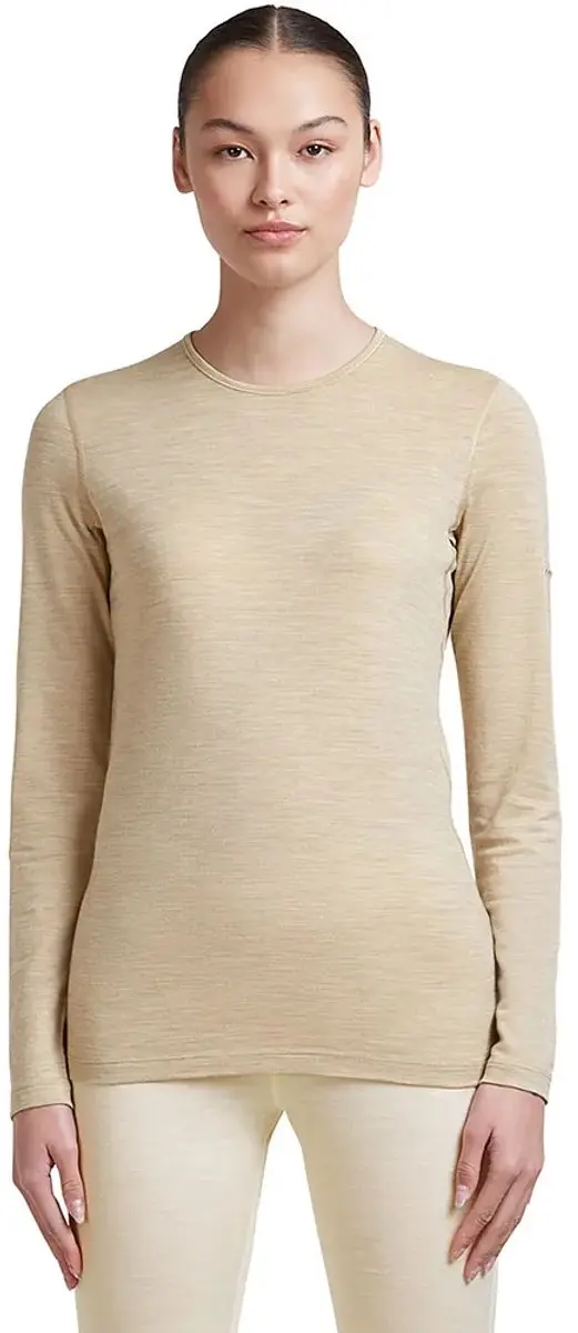 Icebreaker 200 Oasis Crew T-shirt Met Lange Mouwen L Vrouw
