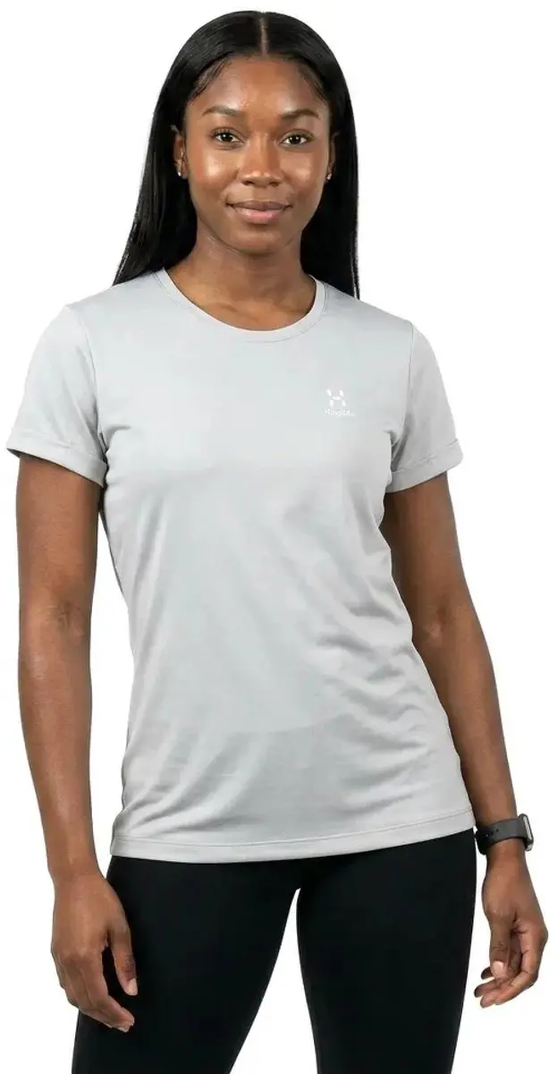 Haglofs Ridge Hike T-shirt Met Korte Mouwen Grijs XL Vrouw