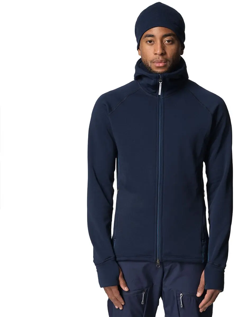 Houdini Power Hoodie Blauw S Man
