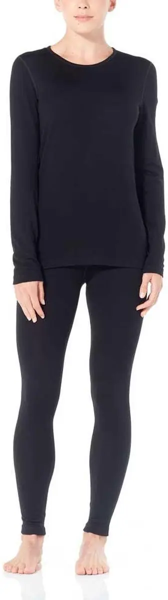 Icebreaker 260 Tech LS Crewe Thermoshirt Dames - Zwart XL - afbeelding 2 van 6