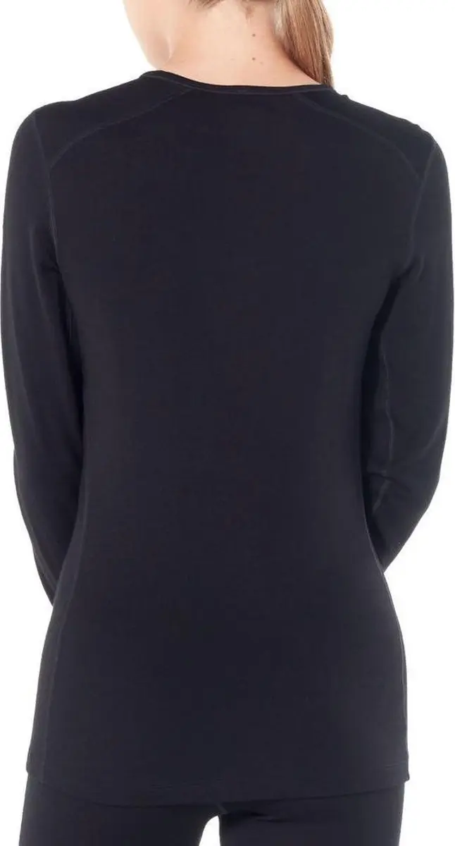 Icebreaker 260 Tech LS Crewe Thermoshirt Dames - Zwart XL - afbeelding 4 van 6