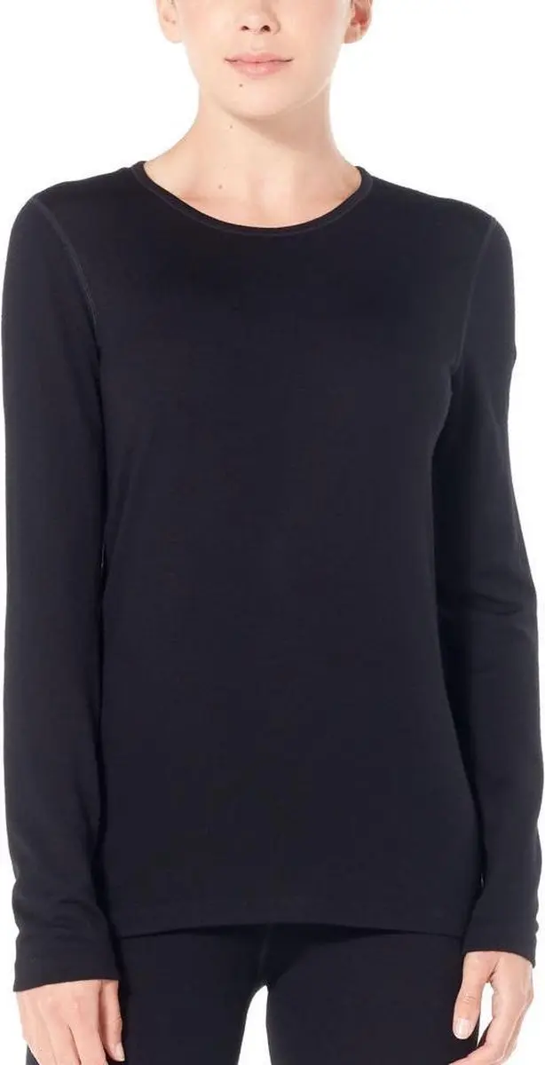 Icebreaker 260 Tech LS Crewe Thermoshirt Dames - Zwart XL - afbeelding 6 van 6