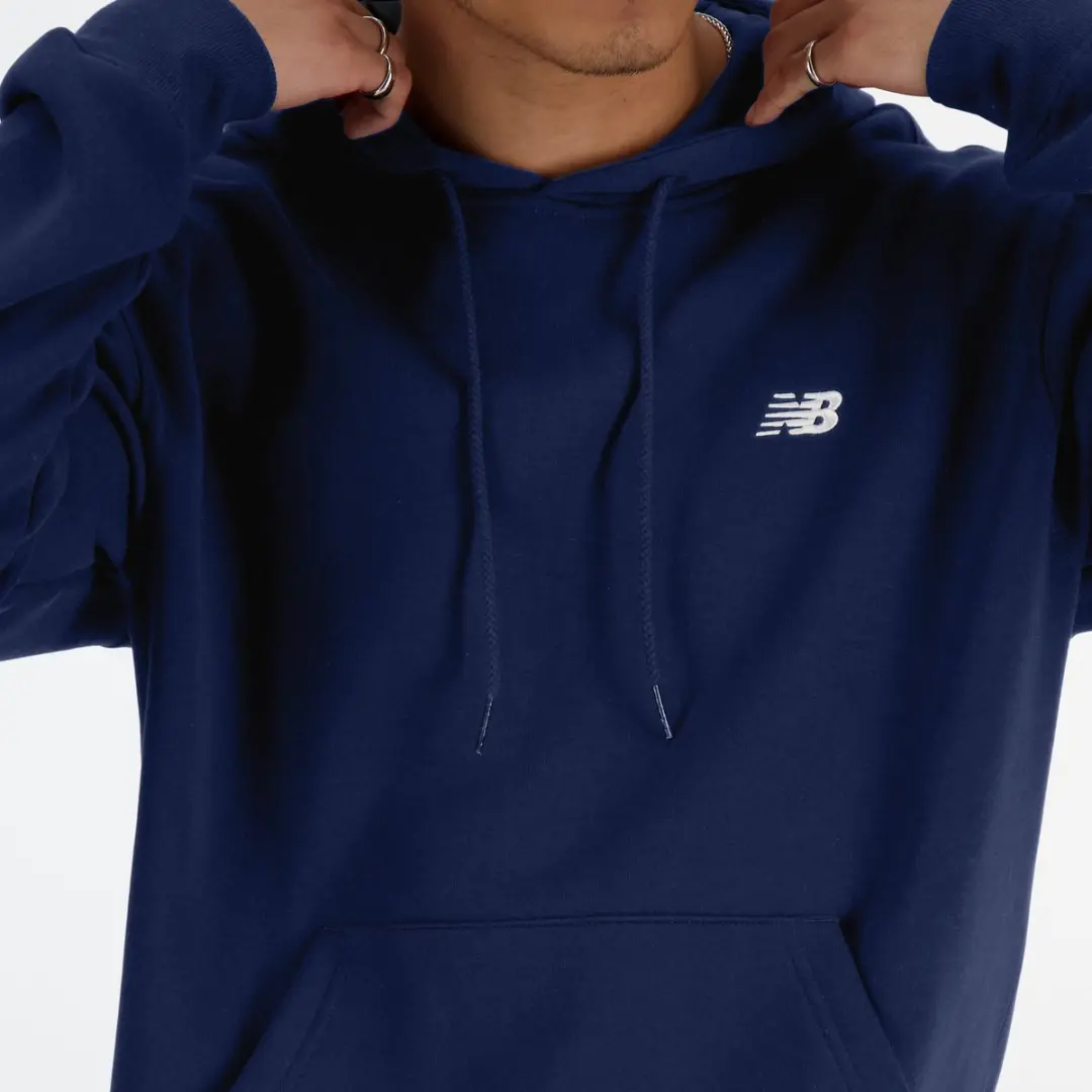 New Balance Sport Essentials Fleece Hoodie - Navy - afbeelding 4 van 4