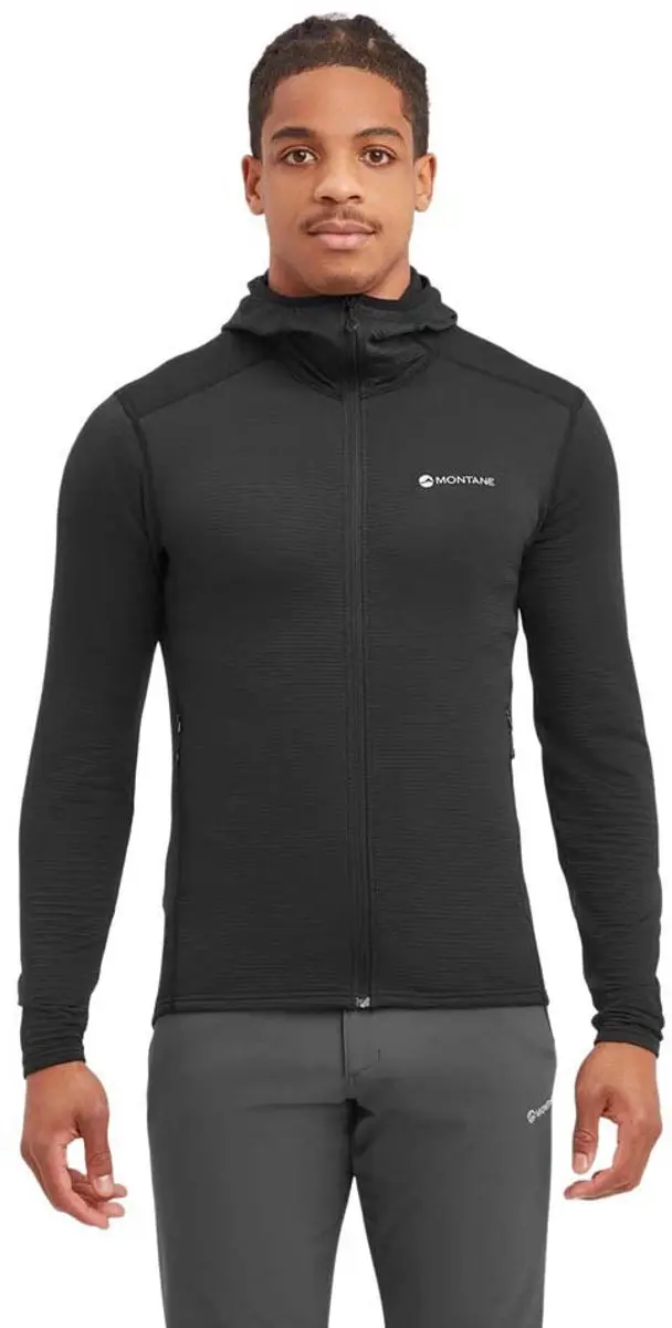 Montane Protium Lite Fleece Met Kap Zwart M Man