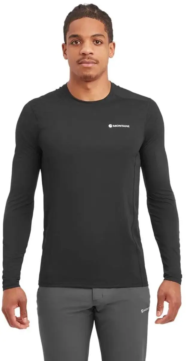 Montane Dart Lite T-shirt Met Lange Mouwen Zwart XL Man