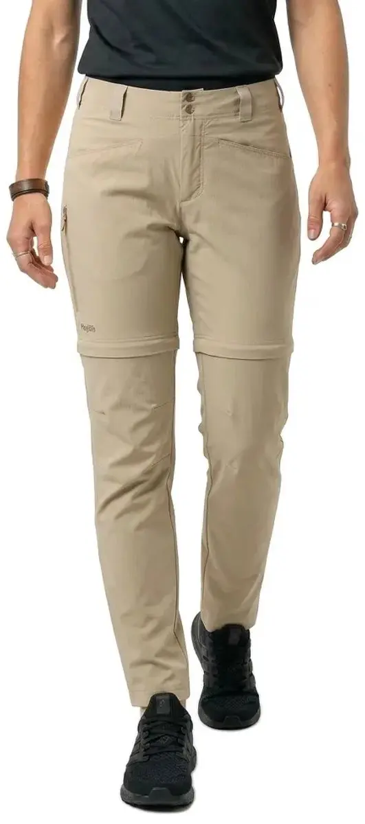 Haglofs Lite Standard Zip-off Ii Broek Beige 36 / Regular Vrouw