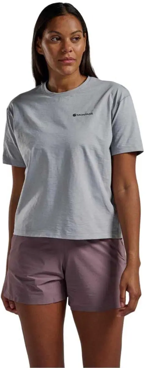 Montane Alhena Mountain 25 T-shirt Met Korte Mouwen Blauw 36 Vrouw