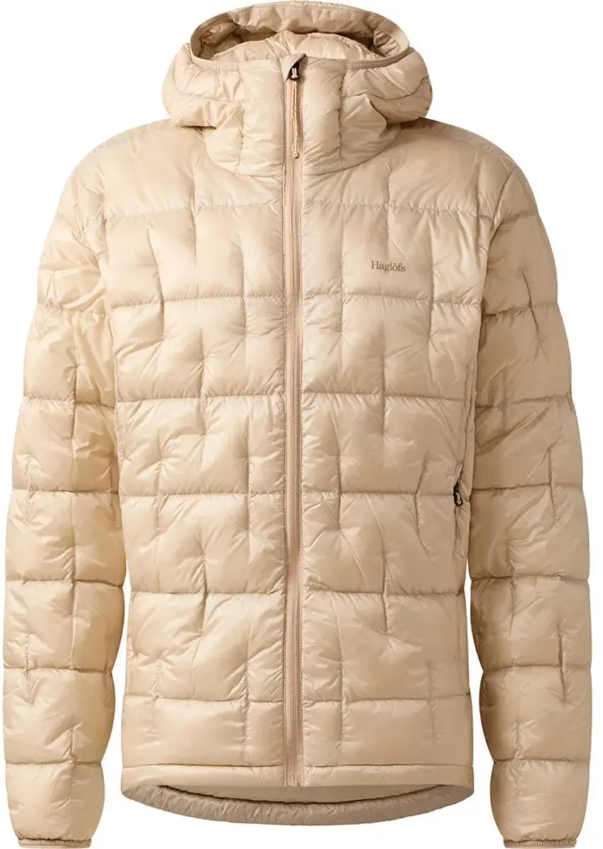 Haglofs Hede Down Jas Beige M Man