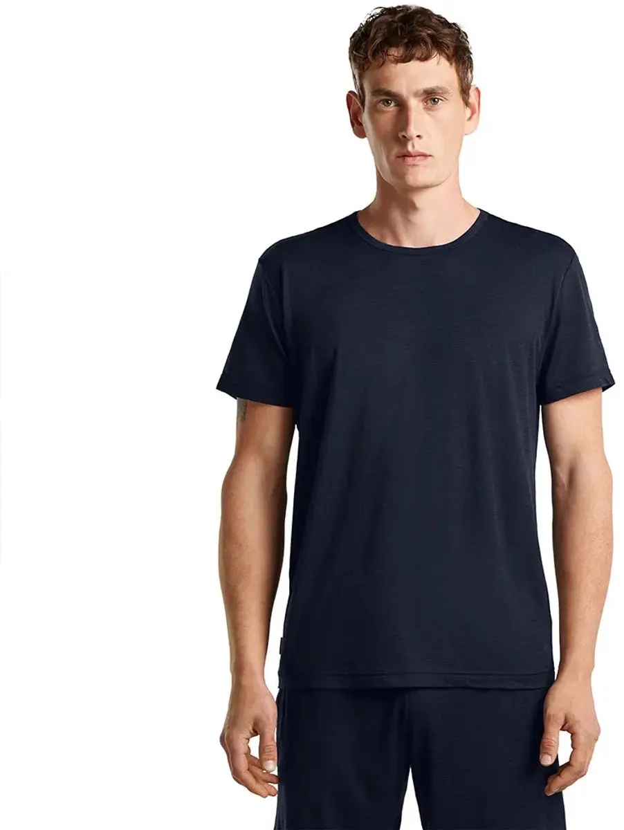 Icebreaker 150 Lodge Relaxed T-shirt Met Korte Mouwen Blauw L Man