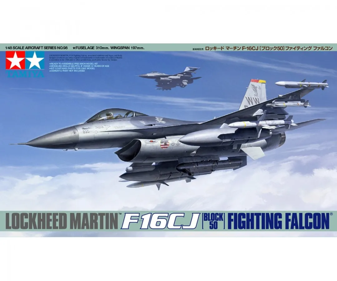 Tamiya 61098 F-16CJ Block 50 Modelbouwpakket