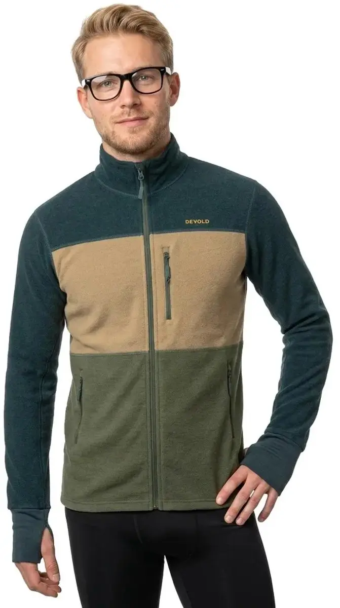 Devold Of Norway Thermo Wool Jas Groen M Man