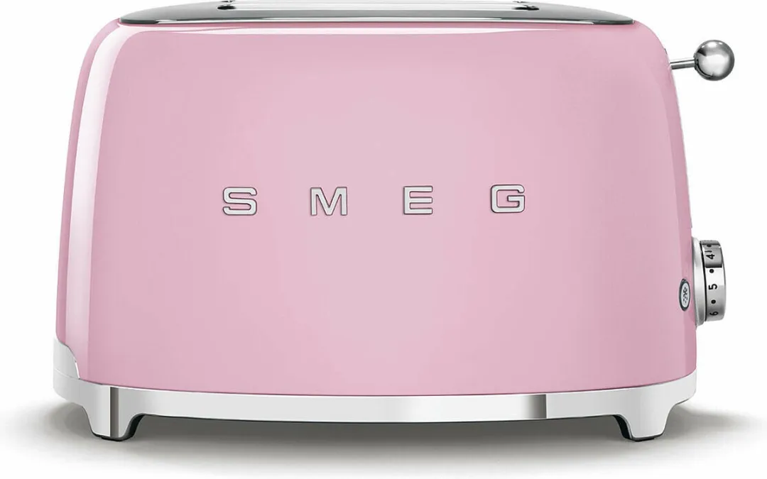 Smeg TSF01PKEU Broodrooster Roze