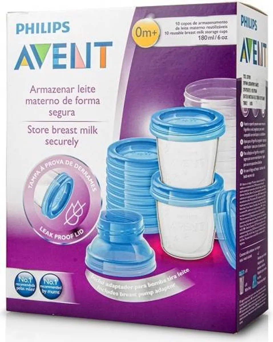 Philips Avent Philips Breast Milk Containers 180ml