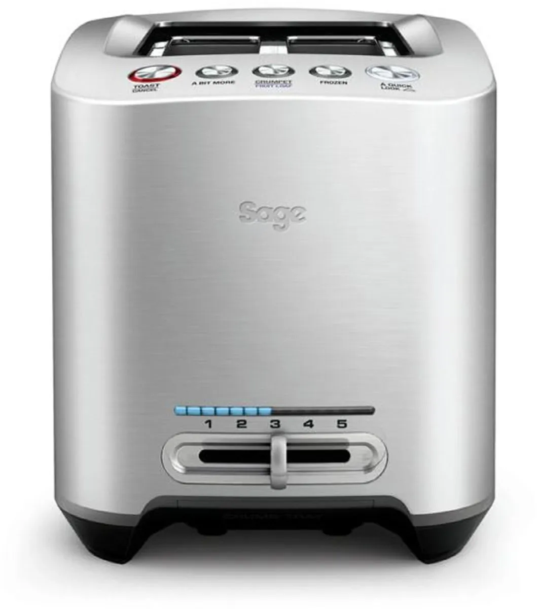 Sage the Smart Toast 2 Slice Broodrooster - 1000W - Zilver