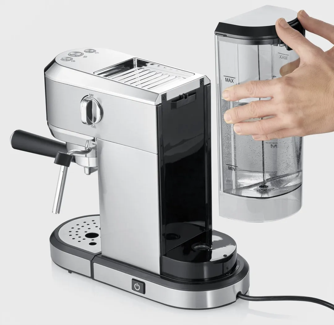 Severin KA 5997 Espressomachine - 1350W - 1L - Zilver - afbeelding 6 van 6