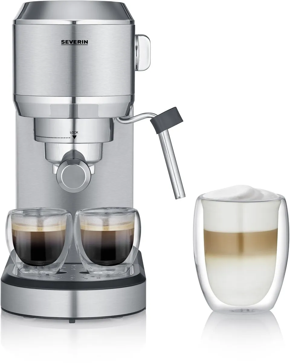 Severin KA 5997 Espressomachine - 1350W - 1L - Zilver