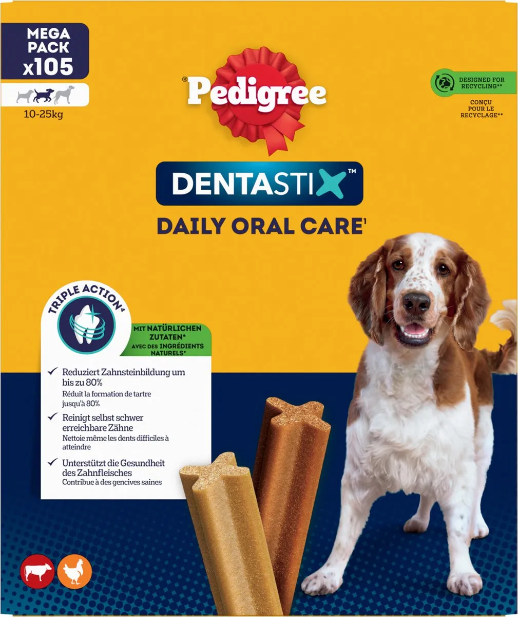 Pedigree Dentastix Medium - 105 Kauwsnacks
